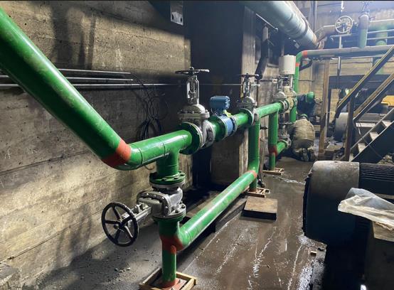 Fabricación y montaje de sistema de regulación de flujo de agua apagado escoria