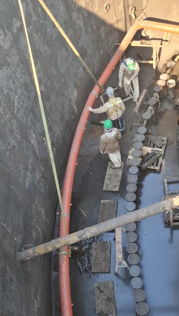 Cambio cañería biorreactor