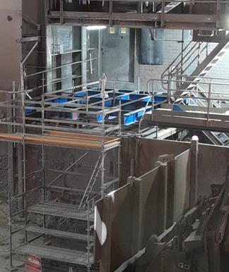 Fabricación y montaje de estructura y equipos medidor láser de cucharas